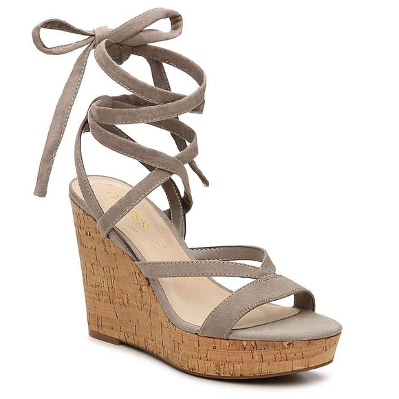 Guess Shoes - Guess Lace Up Wedge Sandal